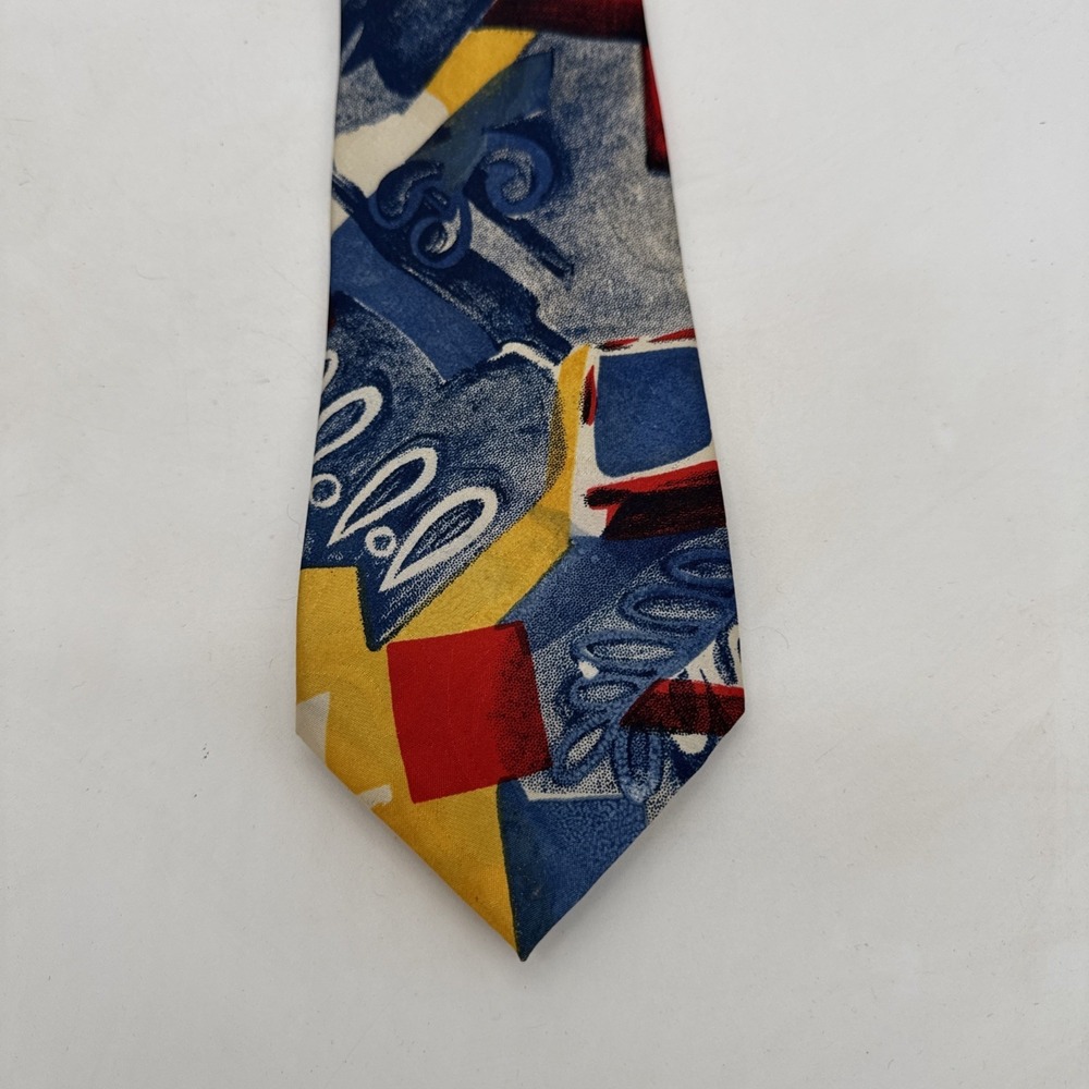 Vintage Enigma Colorful‎ Mens Tie 58" X 3 3/4"